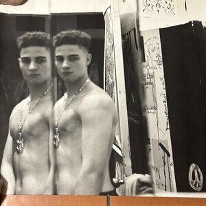 Fine Art Photograph Silver Gelatin Print Janine Gordon Signed 30x40" Gang Kids D